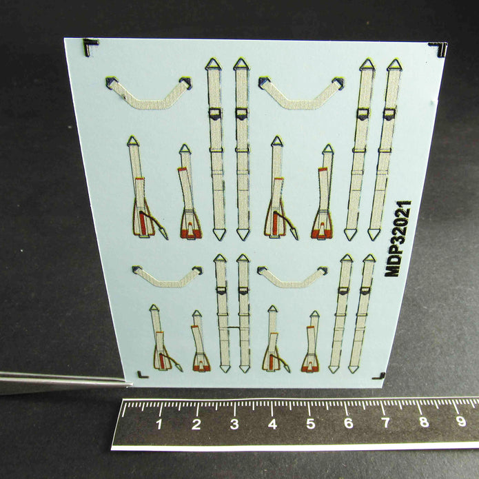 Luftwaffe Seat Belts late WWII Scale 1:32 Metallic Details MDP32021