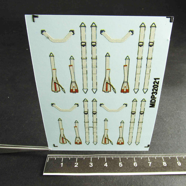 Luftwaffe Seat Belts late WWII Scale 1:32 Metallic Details MDP32021