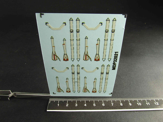 Luftwaffe Seat Belts late WWII Scale 1:32 Metallic Details MDP32021