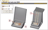 Luftwaffe Seat Belts late WWII Scale 1:32 Metallic Details MDP32021