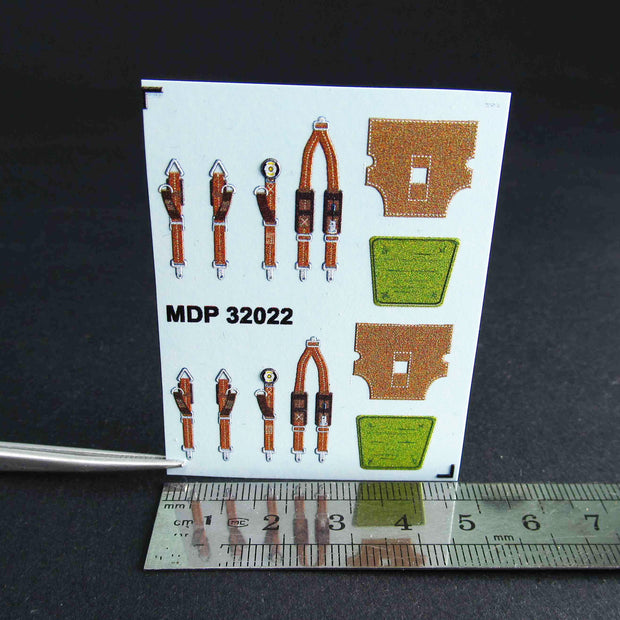 France Seat Belts WWII Scale 1:32 Metallic Details MDP32022
