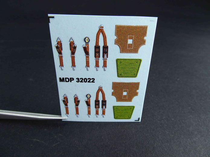 France Seat Belts WWII Scale 1:32 Metallic Details MDP32022