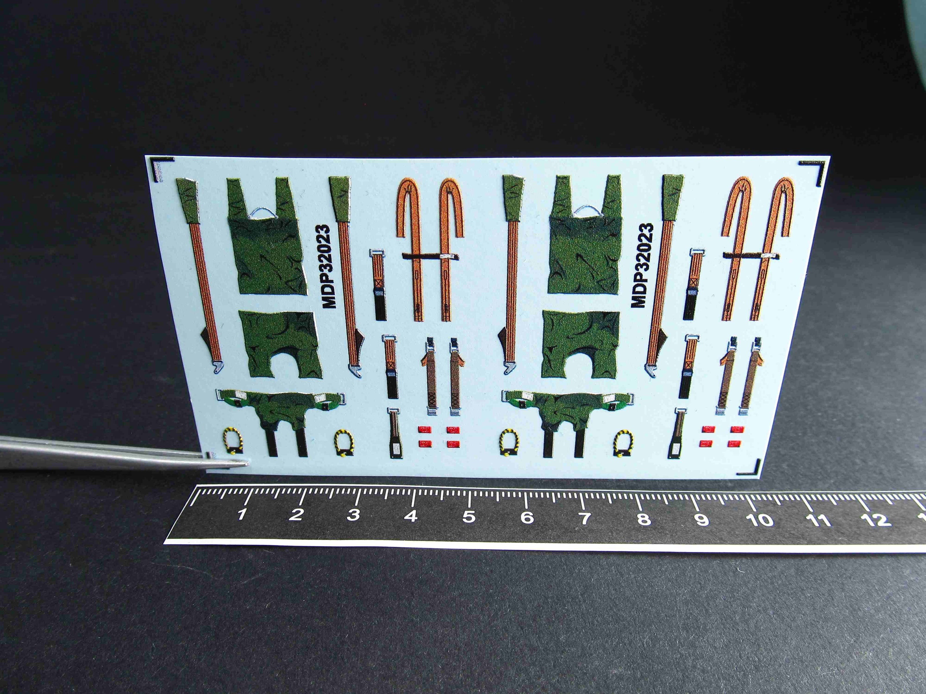 F/A-18, T-45 Seat Belts Scale 1:32 Metallic Details MDP32023