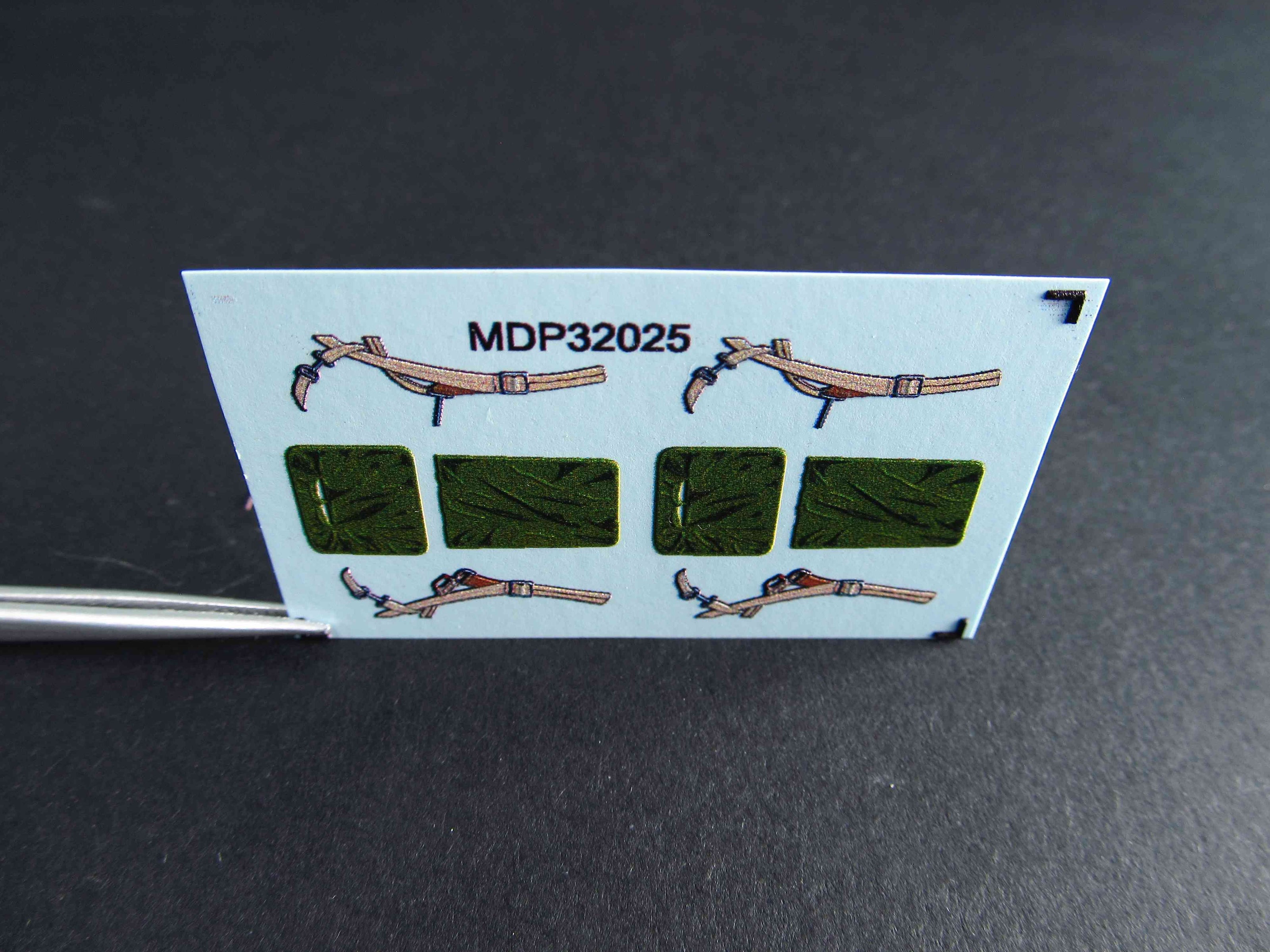 RAF and USAF Aircrew Parachutes Scale 1:32 Metallic Details MDP32025