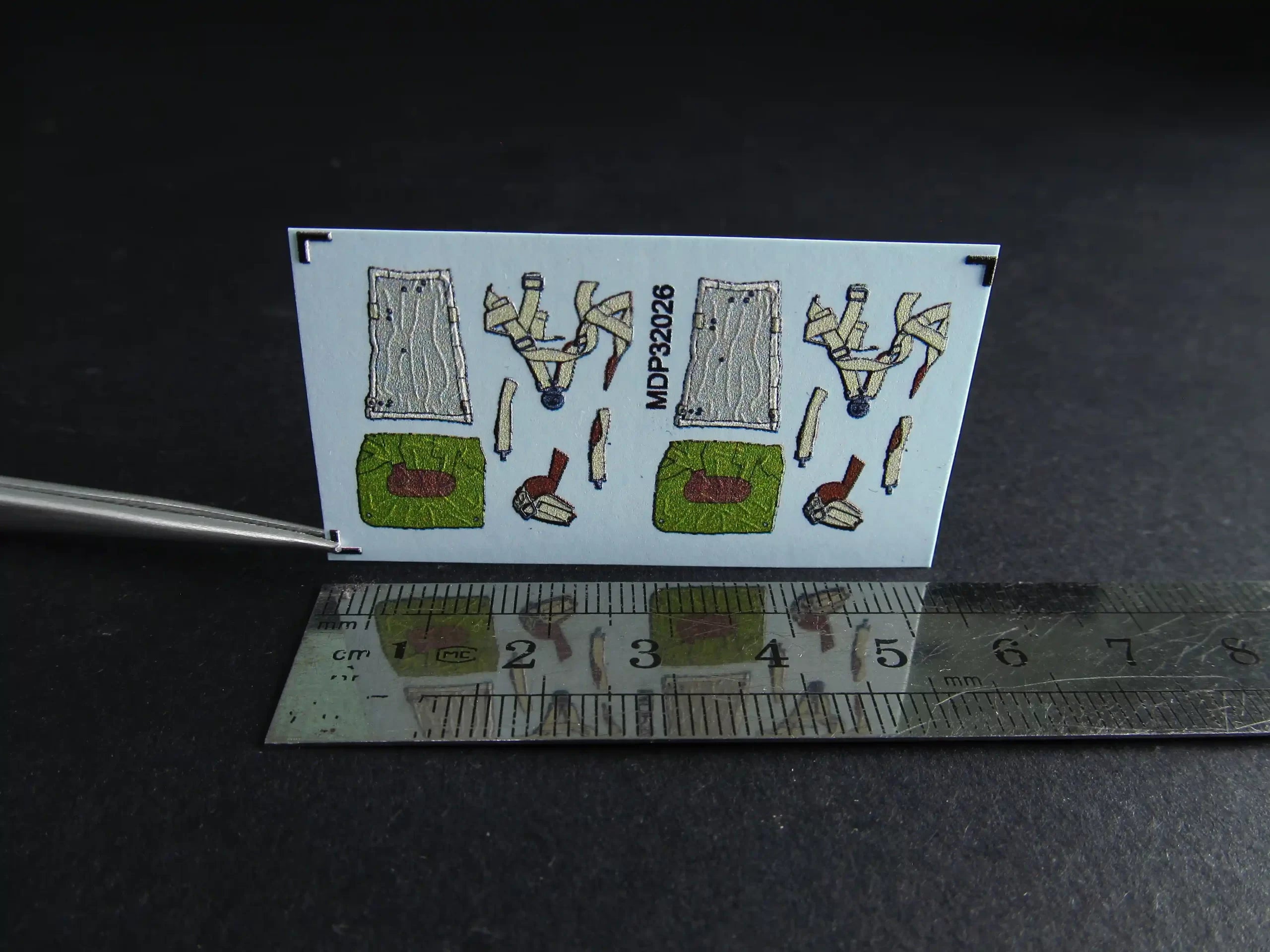 Luftwaffe WWII Aircrew Parachutes Scale 1:32 Metallic Details MDP32026