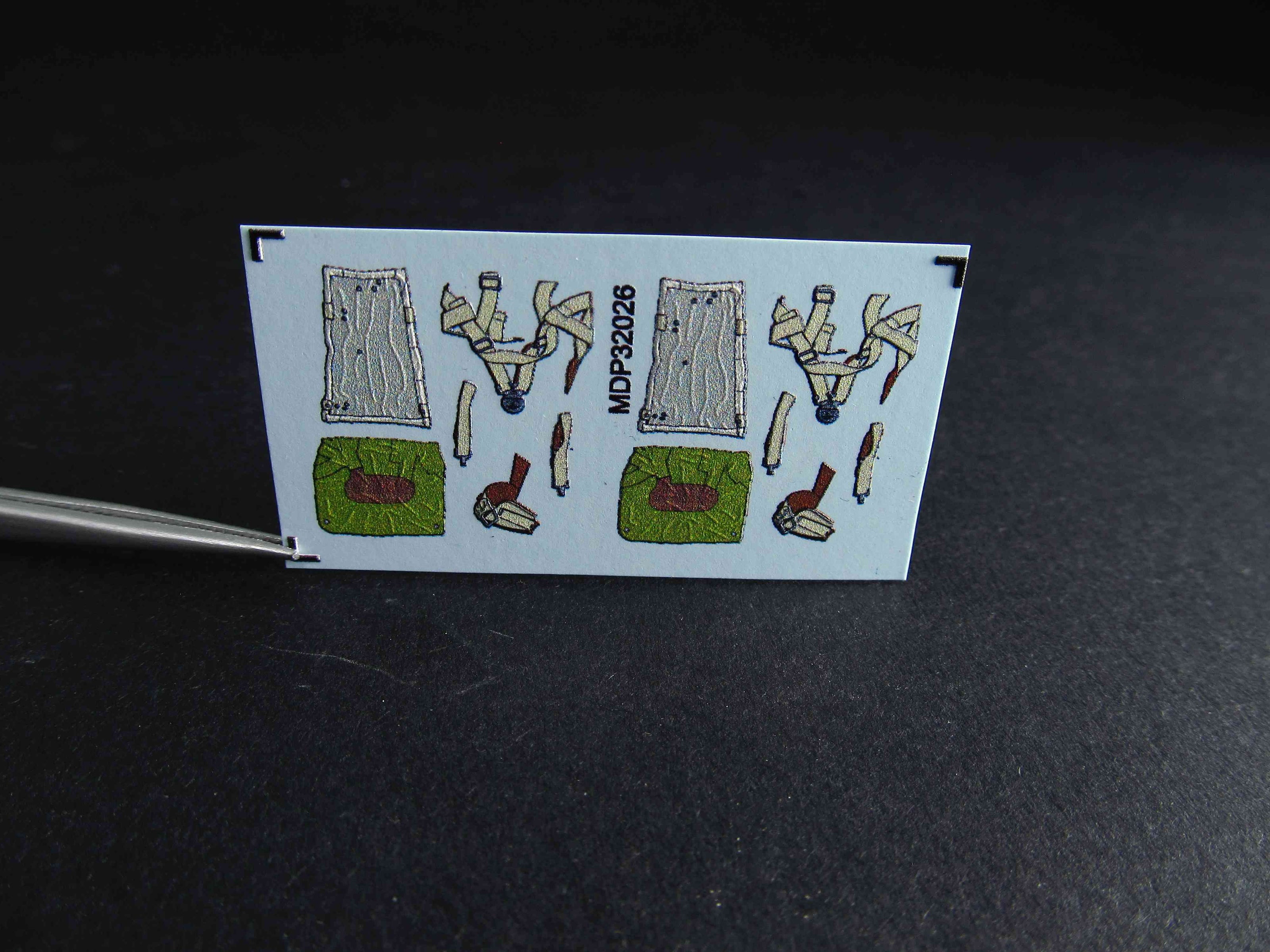 Luftwaffe WWII Aircrew Parachutes Scale 1:32 Metallic Details MDP32026