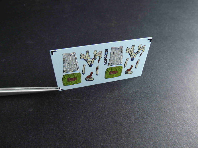 Luftwaffe WWII Aircrew Parachutes Scale 1:32 Metallic Details MDP32026