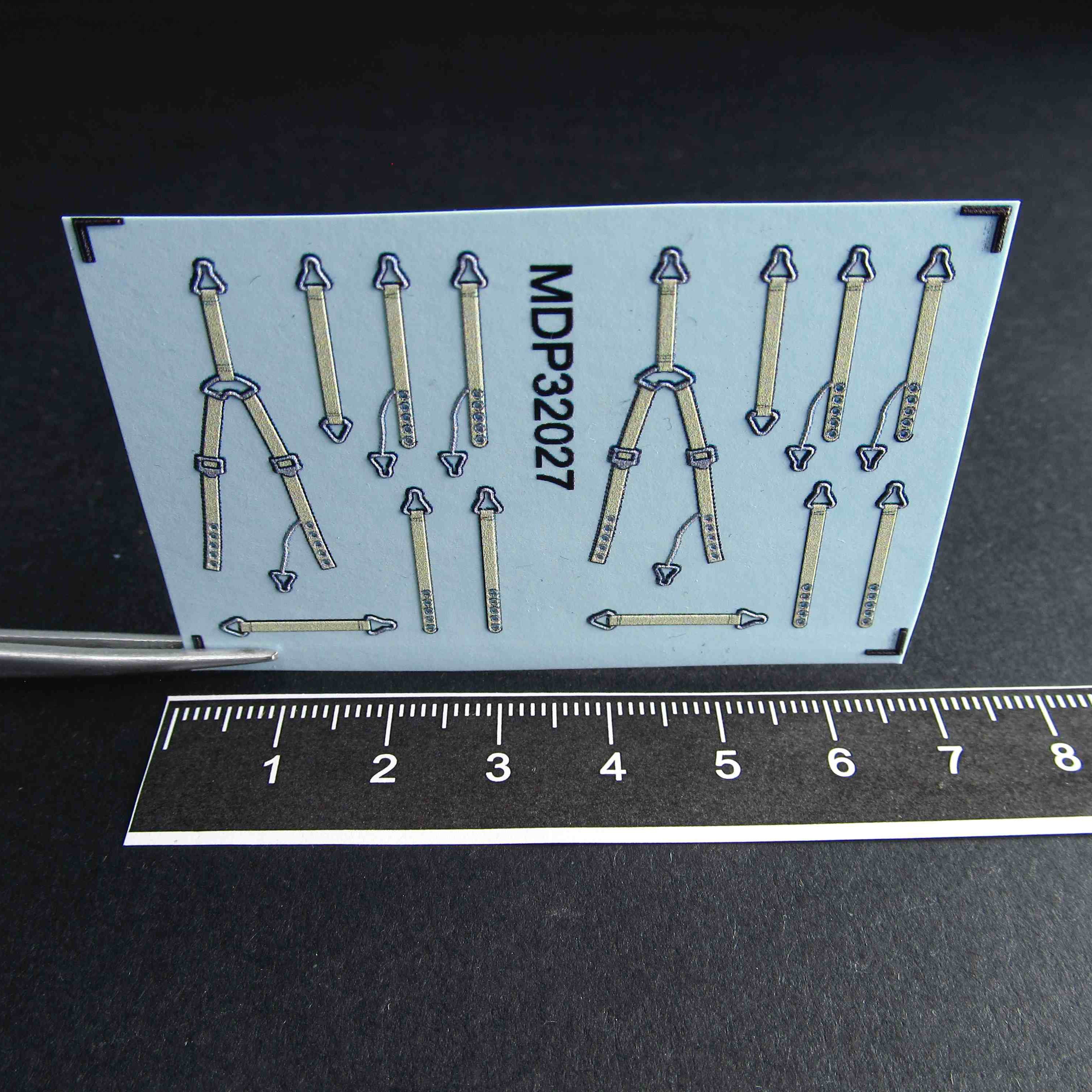 PZL P.11, PZL.23, PZL.46, PZL.37 Seat Belts Scale 1:32 Metallic Details MDP32027