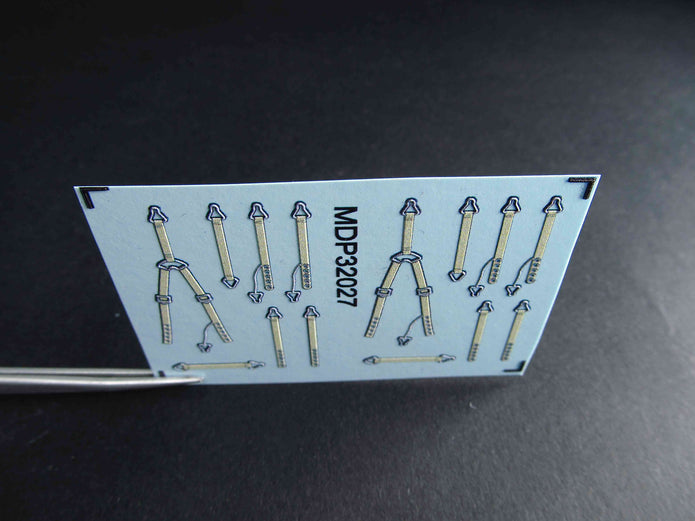 PZL P.11, PZL.23, PZL.46, PZL.37 Seat Belts Scale 1:32 Metallic Details MDP32027