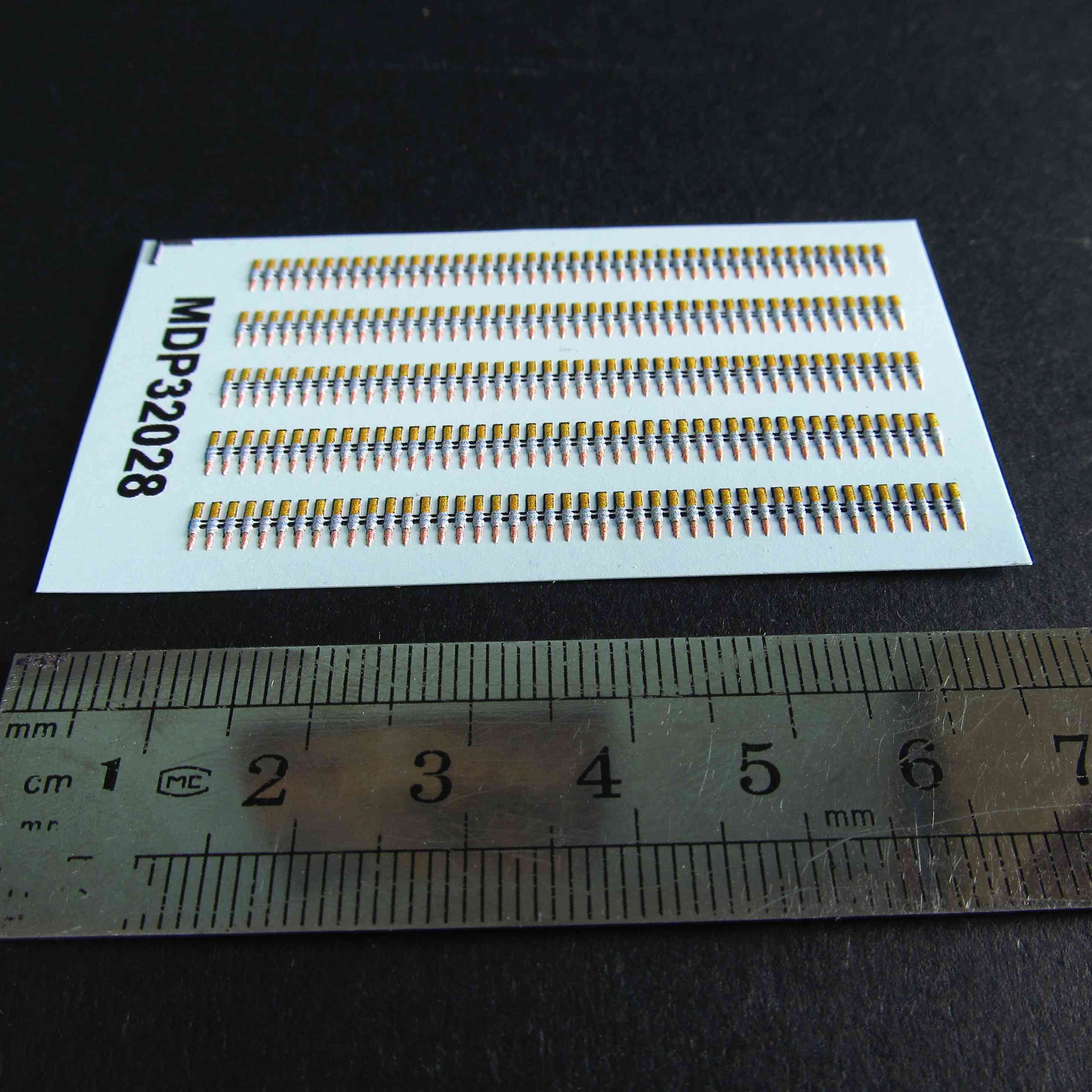 M2 Browning .50 Caliber Machine Gun ammo belts Scale 1:32 Metallic Details MDP32028