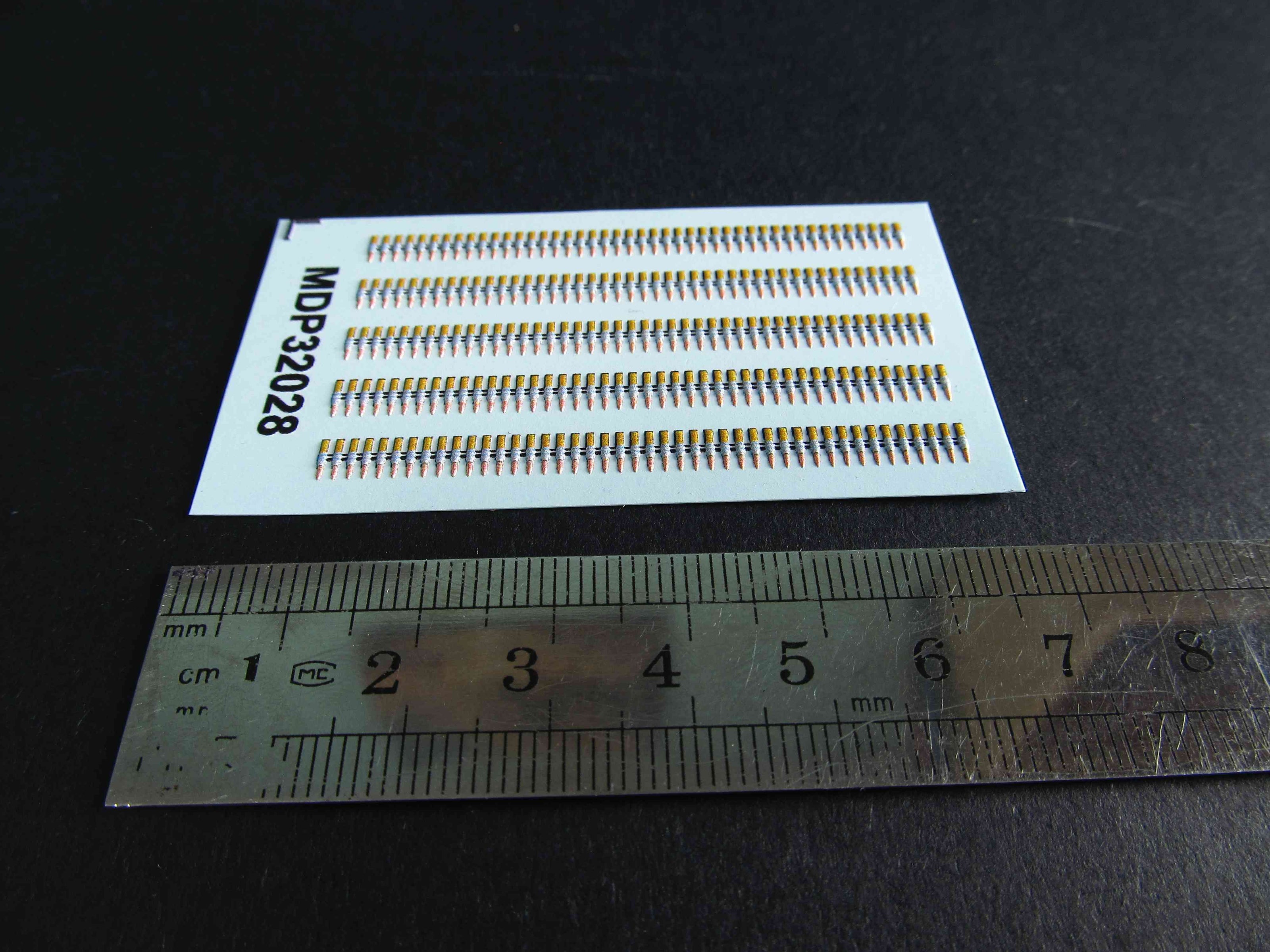 M2 Browning .50 Caliber Machine Gun ammo belts Scale 1:32 Metallic Details MDP32028