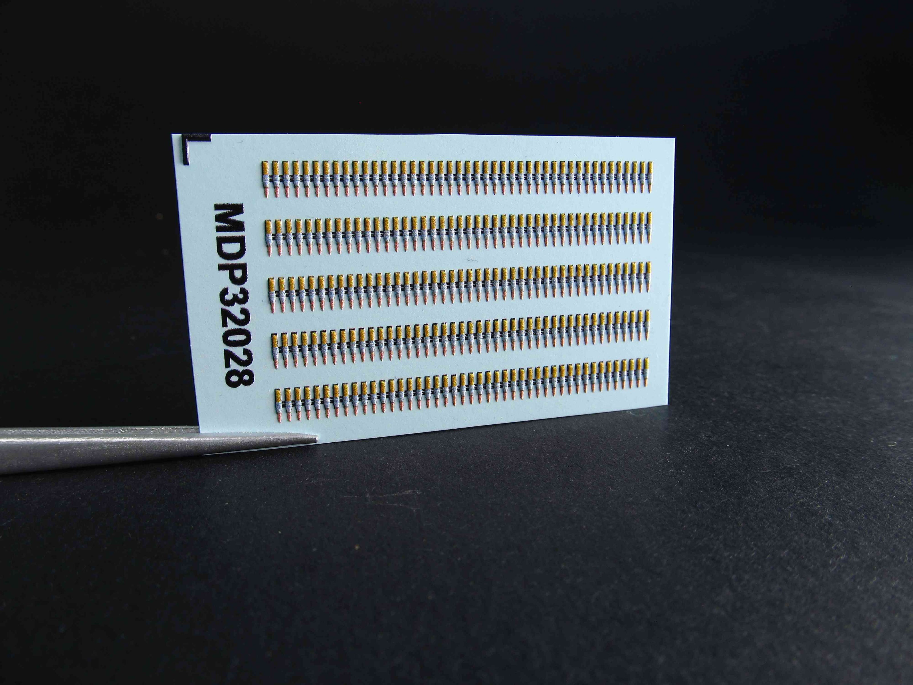 M2 Browning .50 Caliber Machine Gun ammo belts Scale 1:32 Metallic Details MDP32028