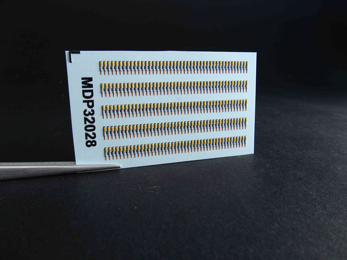 M2 Browning .50 Caliber Machine Gun ammo belts Scale 1:32 Metallic Details MDP32028