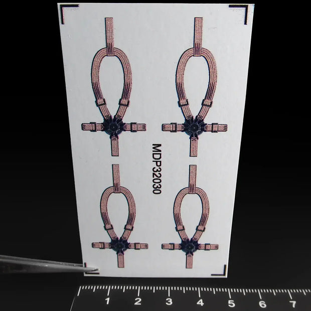 Sikorsky UH-60 seat belts for pilot seats Scale 1:32 Metallic Details MDP32030