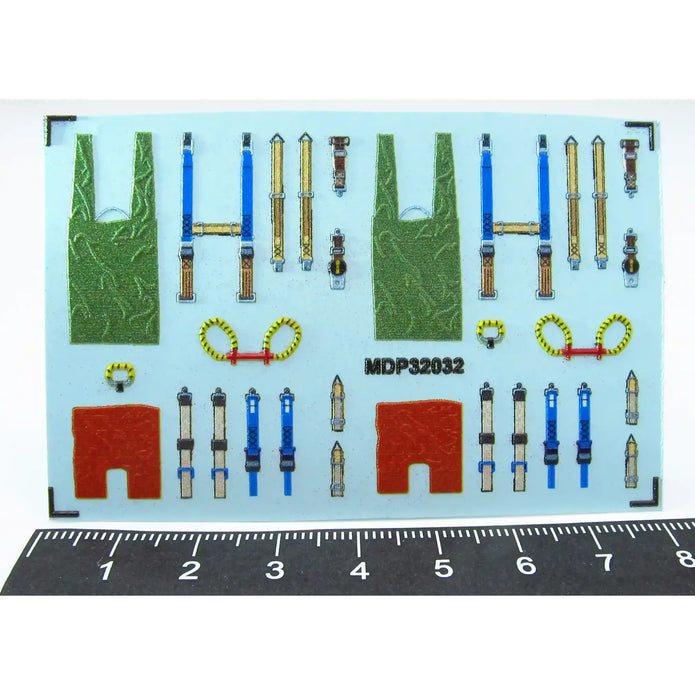 Martin-Baker Mk.4 seat belts Scale 1:32 Metallic Details MDP32032