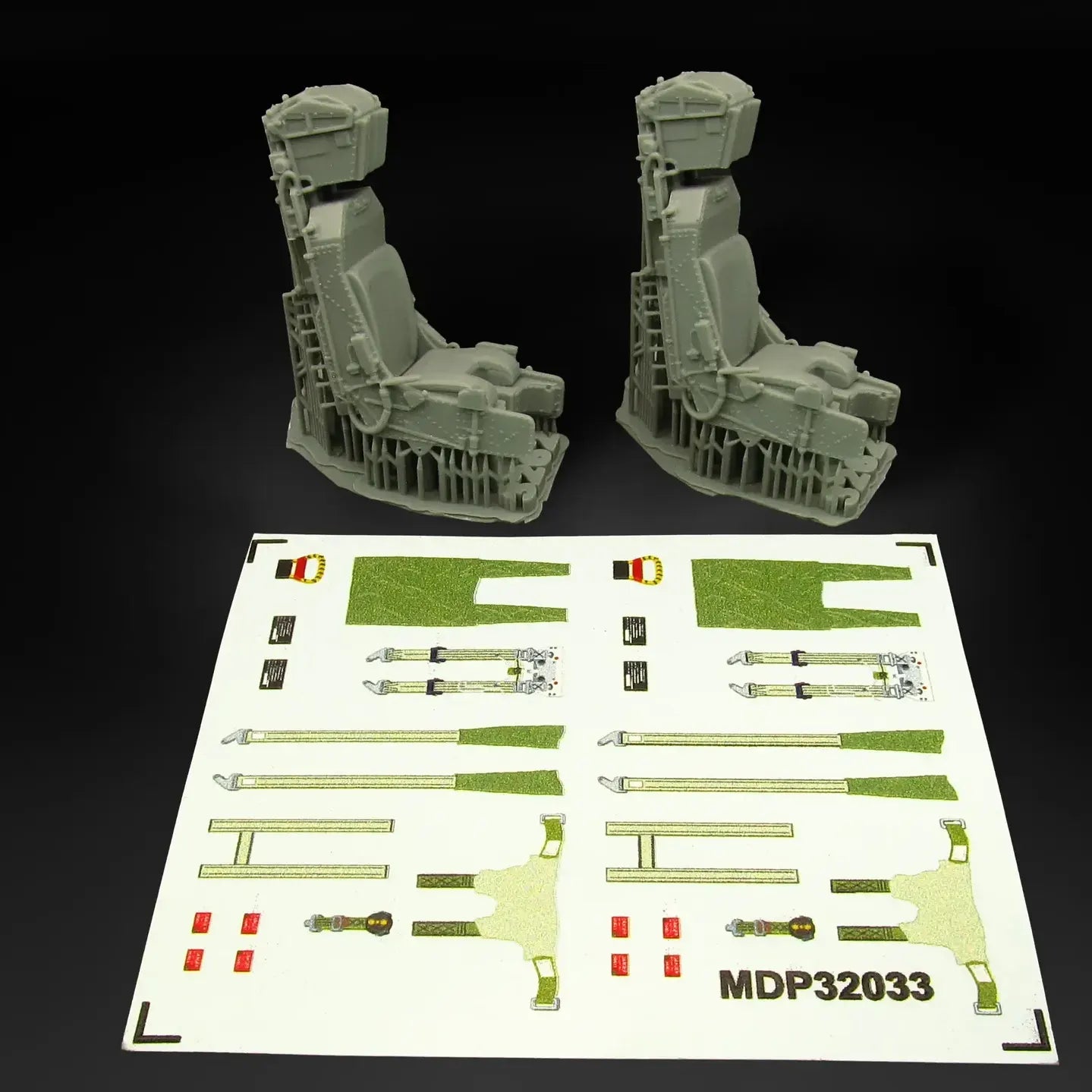 Martin-Baker Mk.9 seat belts Scale 1:32 Metallic Details MDP32033