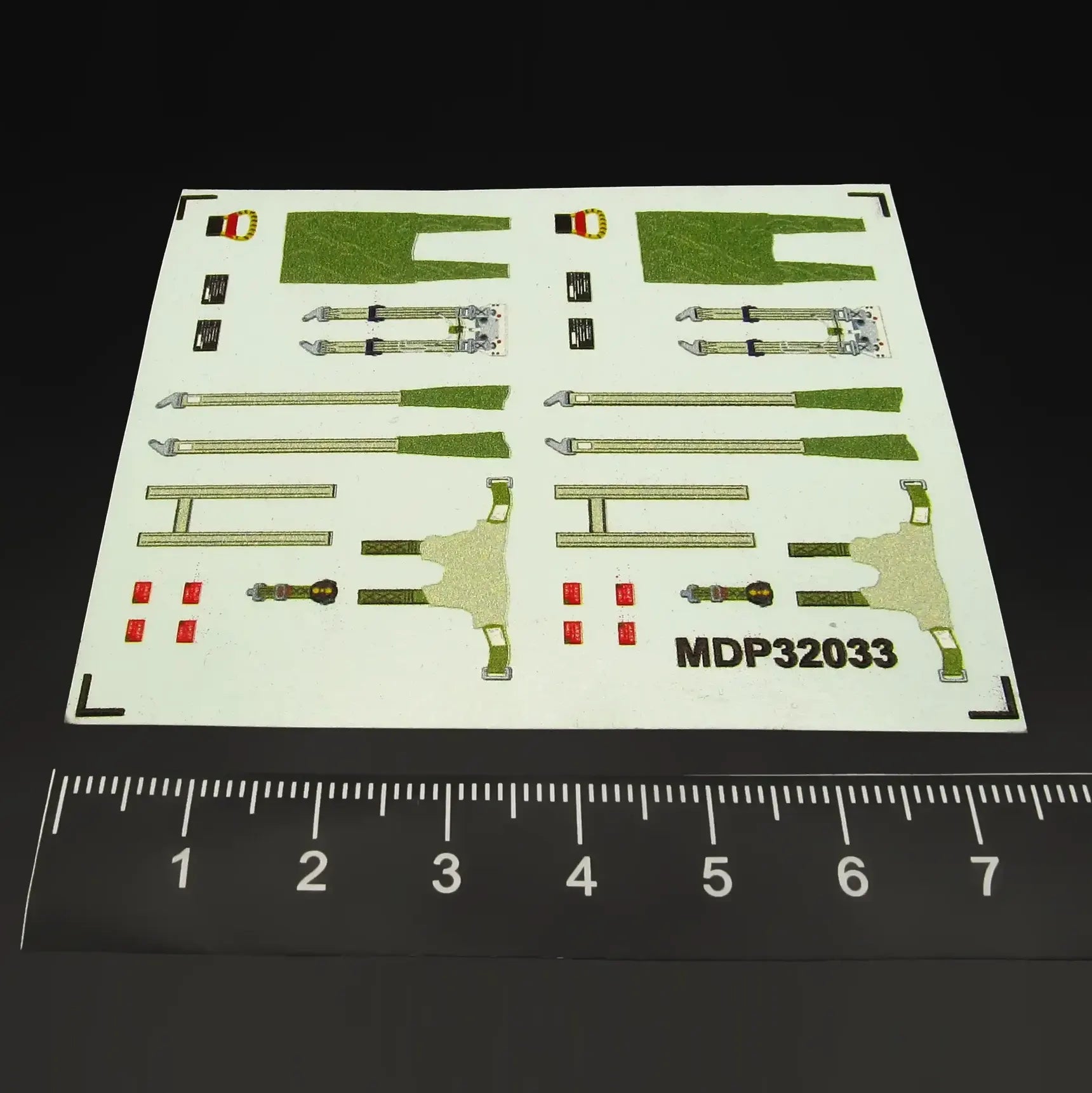 Martin-Baker Mk.9 seat belts Scale 1:32 Metallic Details MDP32033