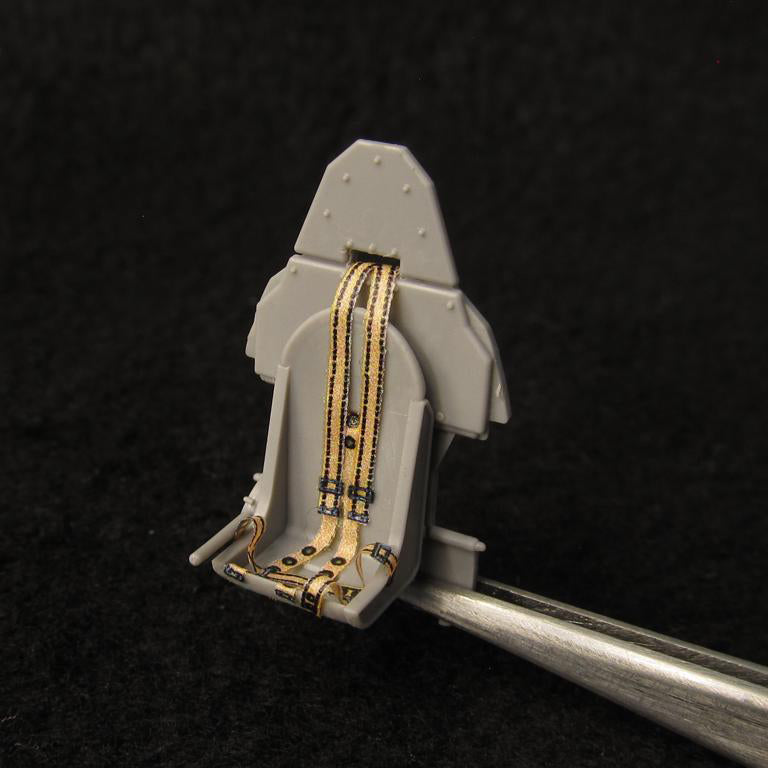 RAF Hurricane Seat Belts (3D Decals) Scale 1:48 Metallic Details MDP48014 - For Model Aircraft Kits