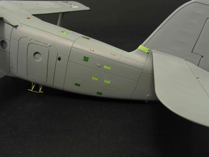 Antonov An-2, An-3. Exterior Details Scale 1:48 Metallic Details MDP48018