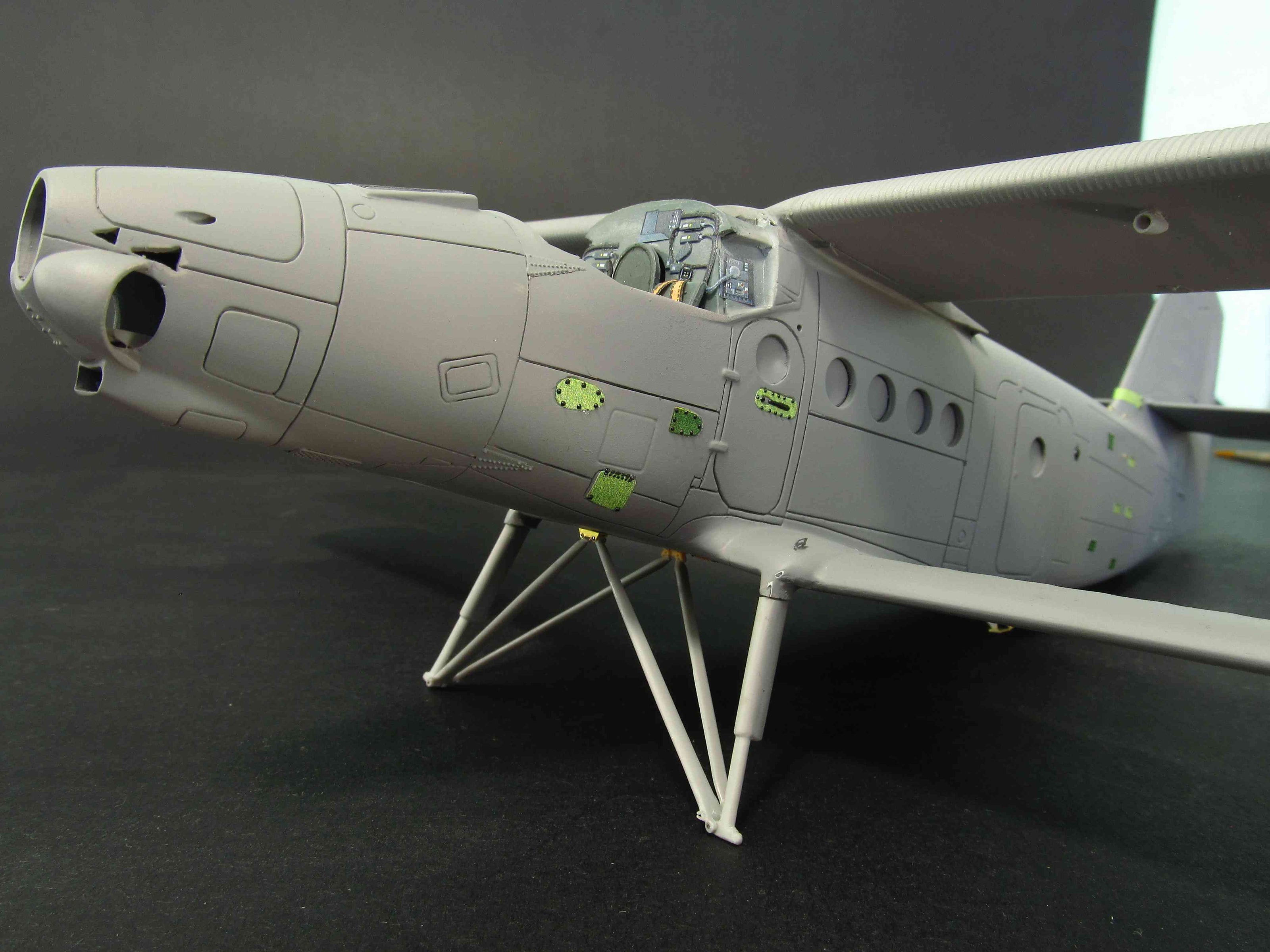 Antonov An-2, An-3. Exterior Details Scale 1:48 Metallic Details MDP48018