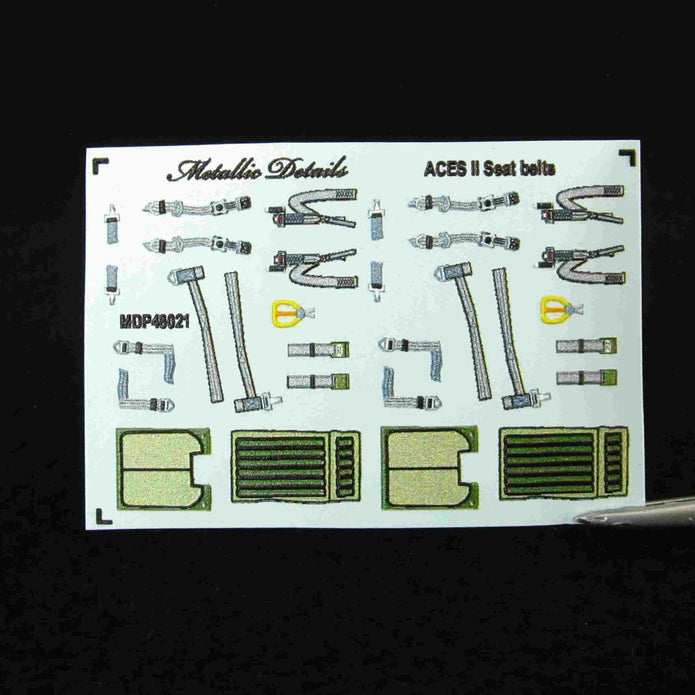ACES II Seat Belts Scale 1:48 Metallic Details MDP48021