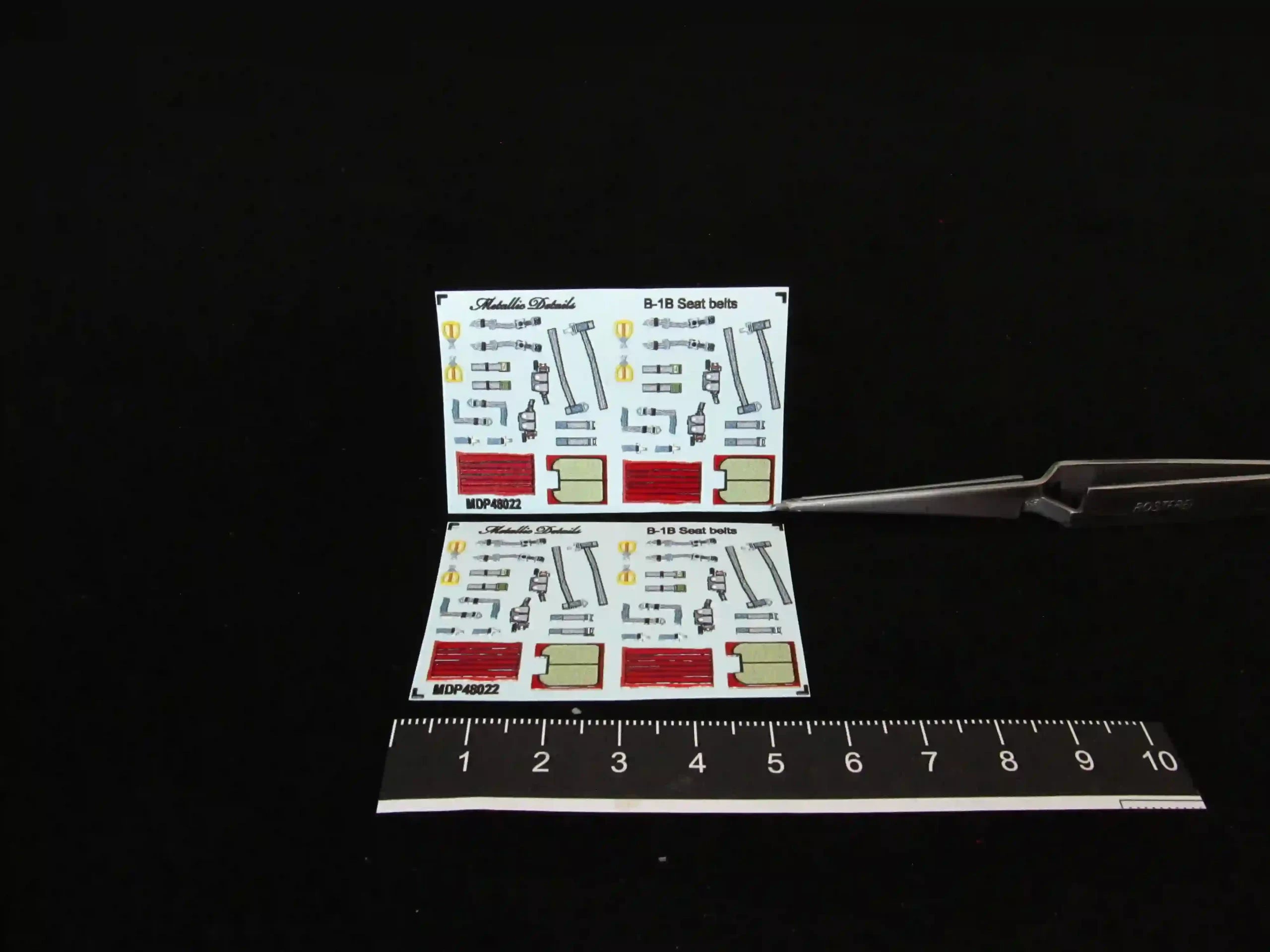 Rockwell B-1B Lancer Seat Belts Scale 1:48 Metallic Details MDP48022