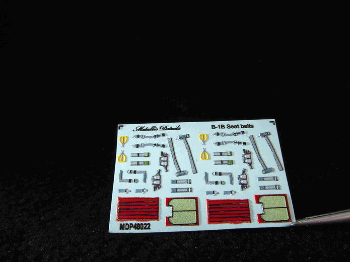 Rockwell B-1B Lancer Seat Belts Scale 1:48 Metallic Details MDP48022