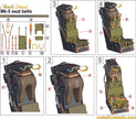 Mk-5 Seat Belts Scale 1:48 Metallic Details MDP48024