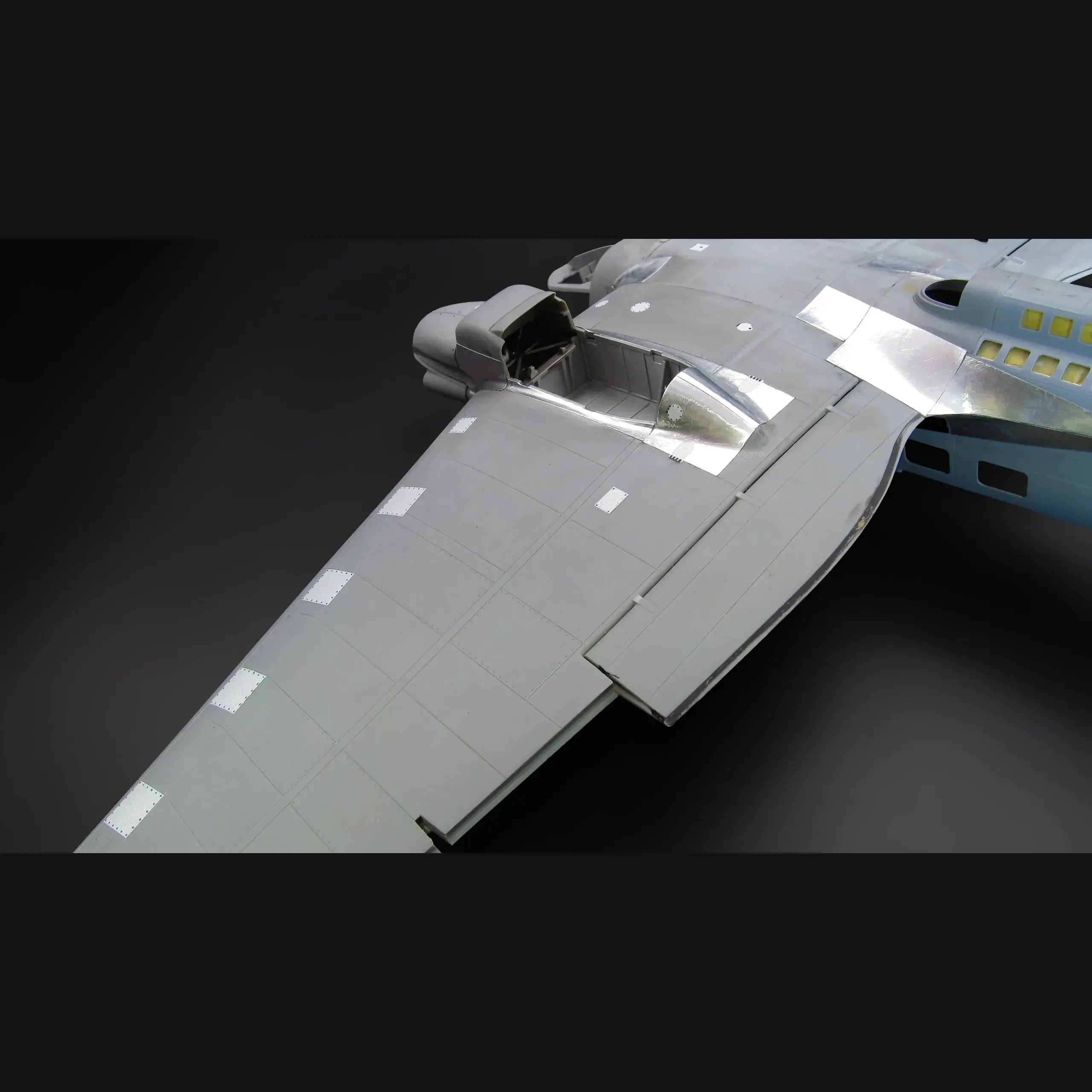 He 111H-3, H-6 Hatches (for ICM) Scale 1:48 Metallic Details MDP48026