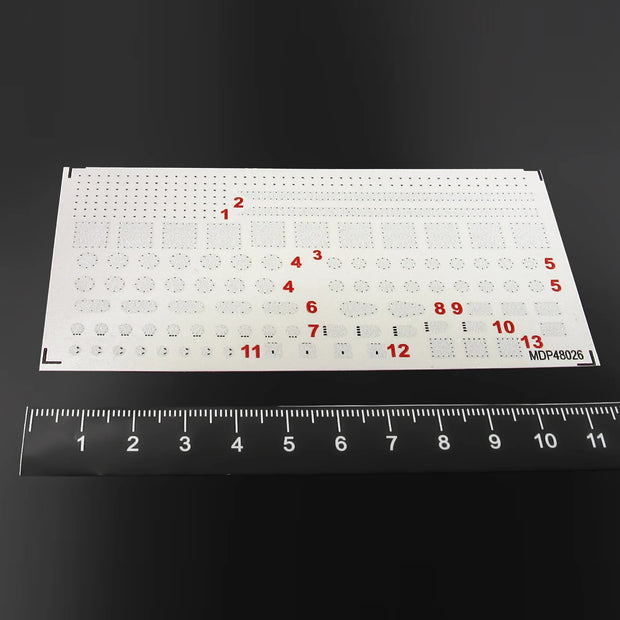 He 111H-3, H-6 Hatches (for ICM) Scale 1:48 Metallic Details MDP48026