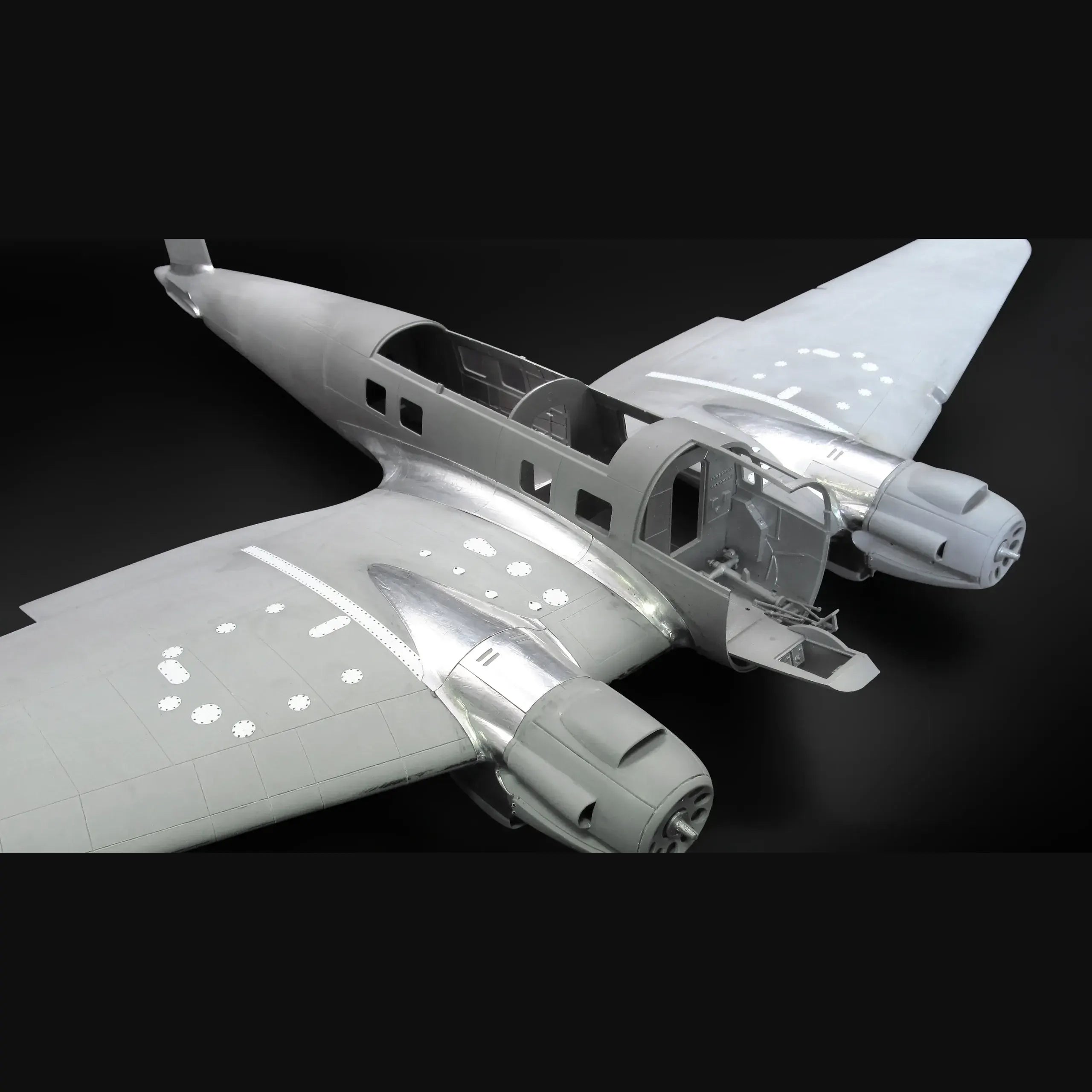 He 111H-3, H-6 Hatches (for ICM) Scale 1:48 Metallic Details MDP48026