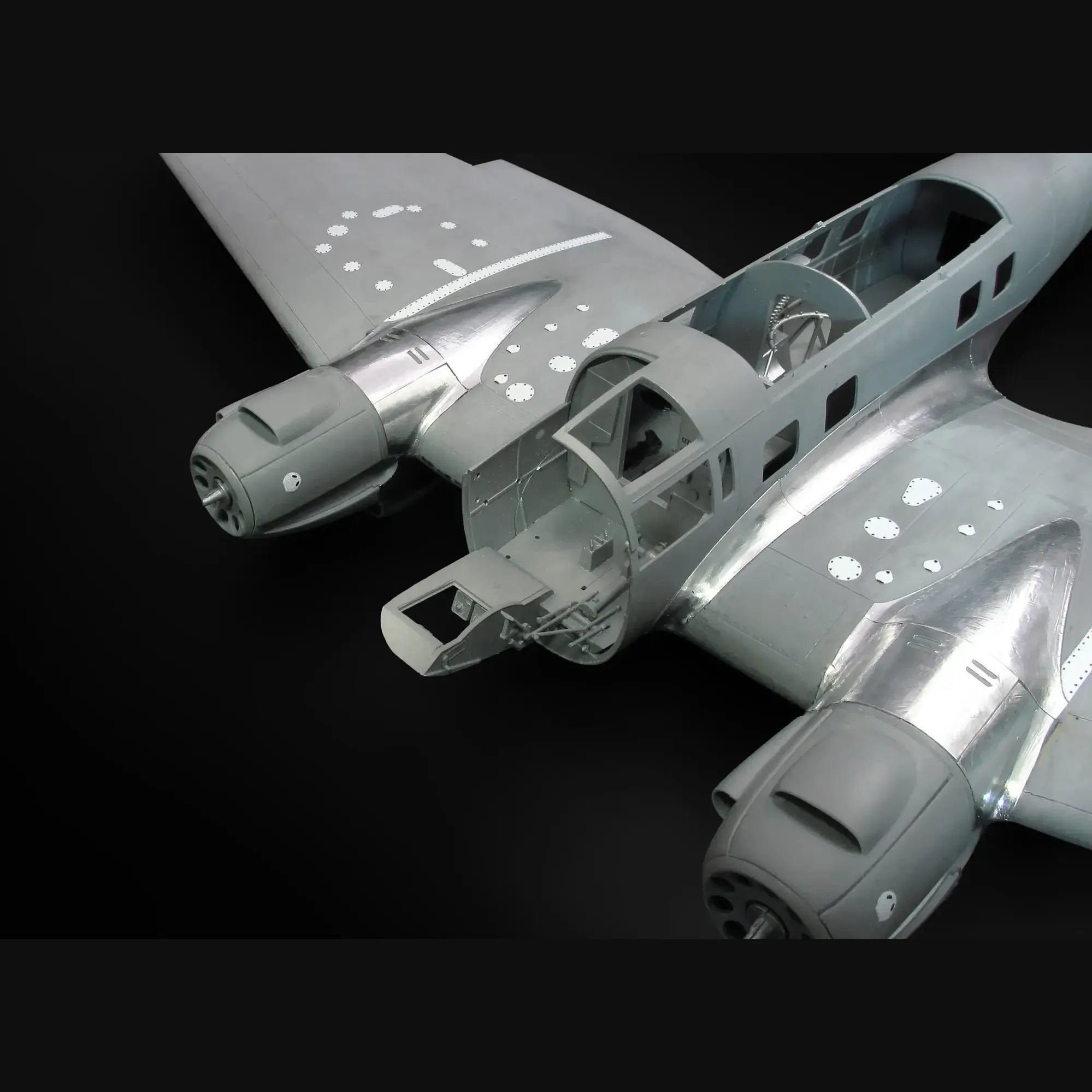 He 111H-3, H-6 Hatches (for ICM) Scale 1:48 Metallic Details MDP48026