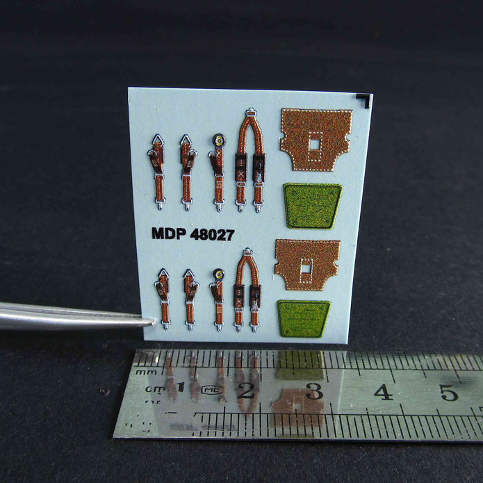 France Seat Belts WWII Scale 1:48 Metallic Details MDP48027