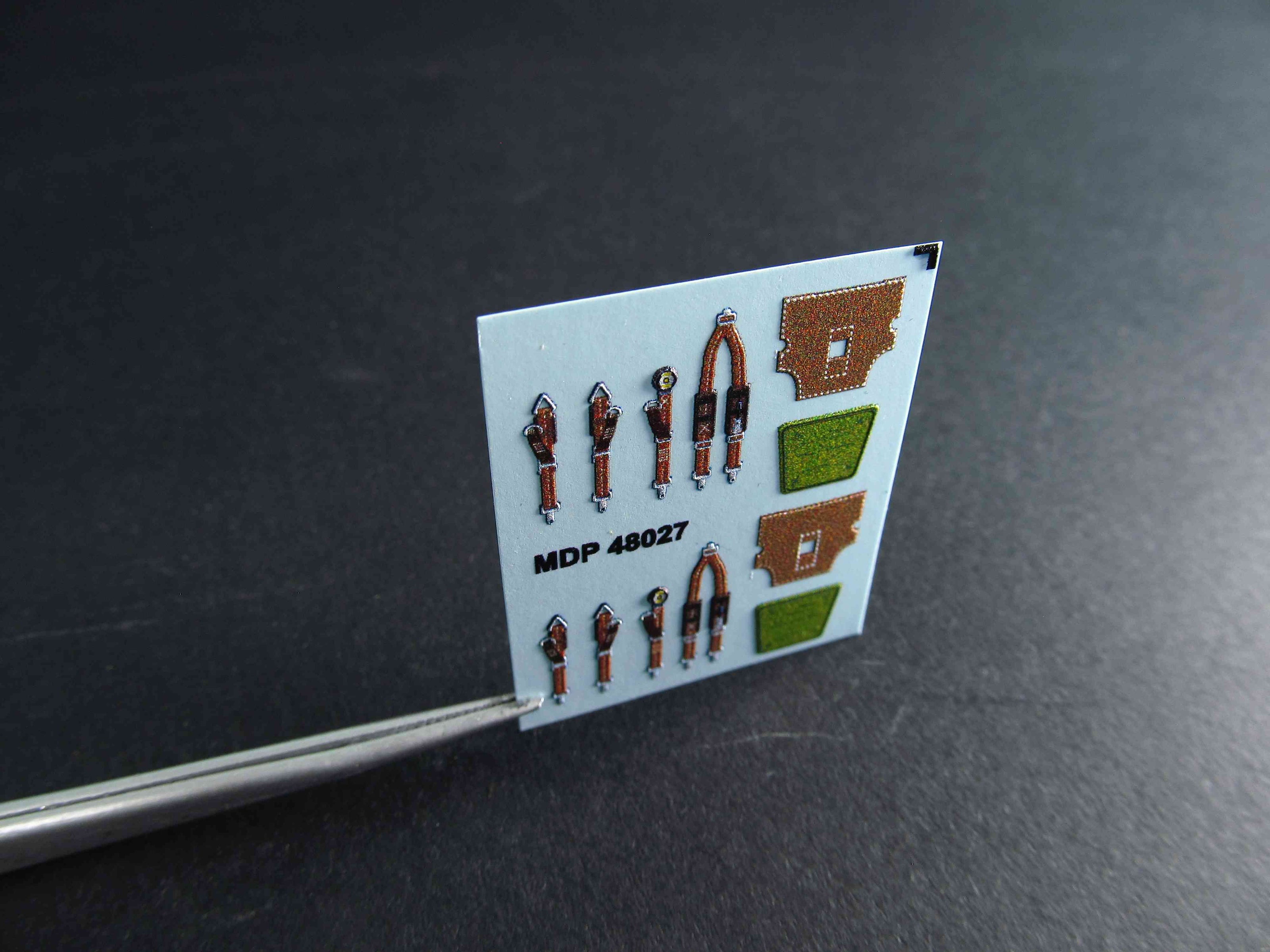 France Seat Belts WWII Scale 1:48 Metallic Details MDP48027