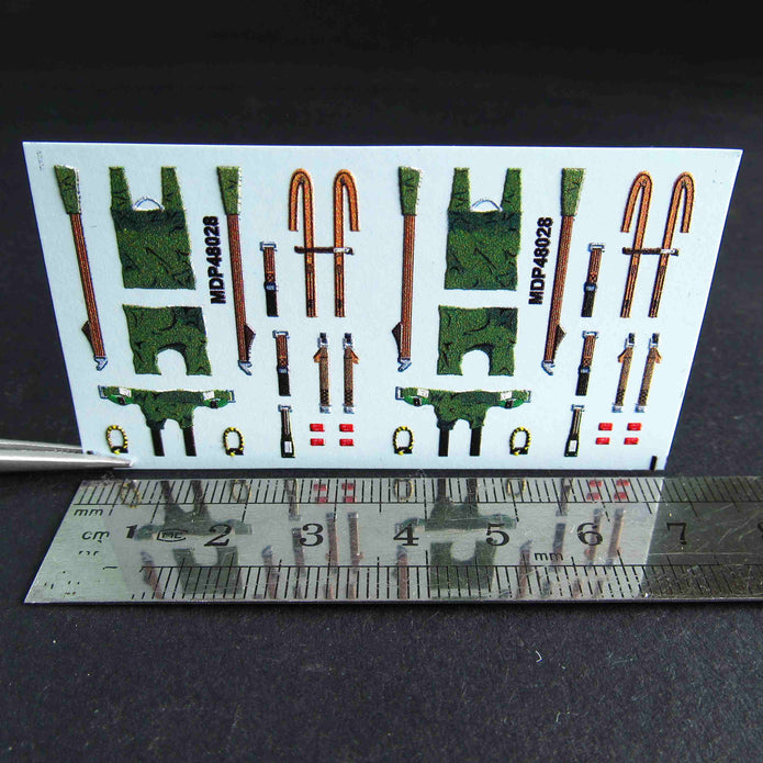 F/A-18, T-45 Seat Belts Scale 1:48 Metallic Details MDP48028