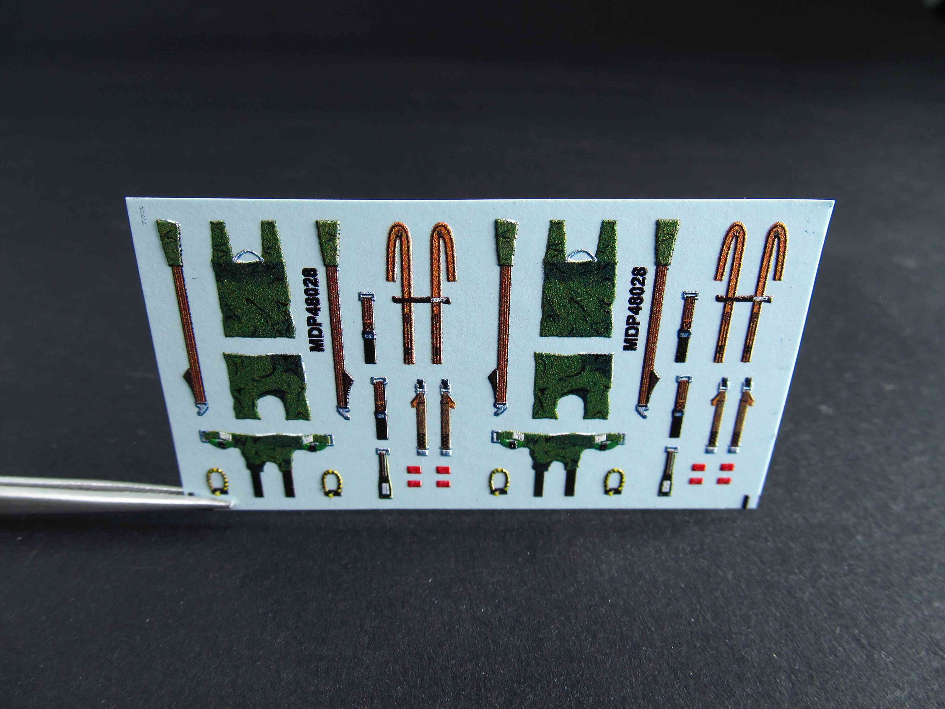 F/A-18, T-45 Seat Belts Scale 1:48 Metallic Details MDP48028