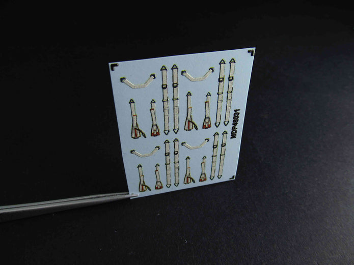 Luftwaffe Seat Belts late WWII Scale 1:48 Metallic Details MDP48031