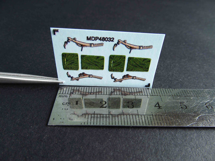 RAF and USAF Aircrew Parachutes Scale 1:48 Metallic Details MDP48032