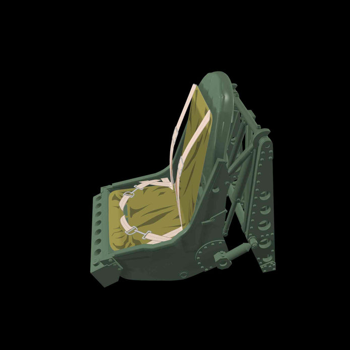 RAF and USAF Aircrew Parachutes Scale 1:48 Metallic Details MDP48032