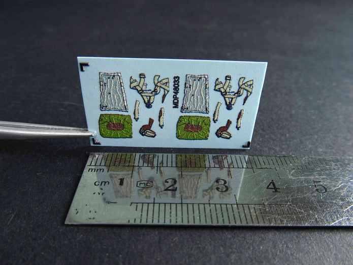 Luftwaffe WWII Aircrew Parachutes Scale 1:48 Metallic Details MDP48033