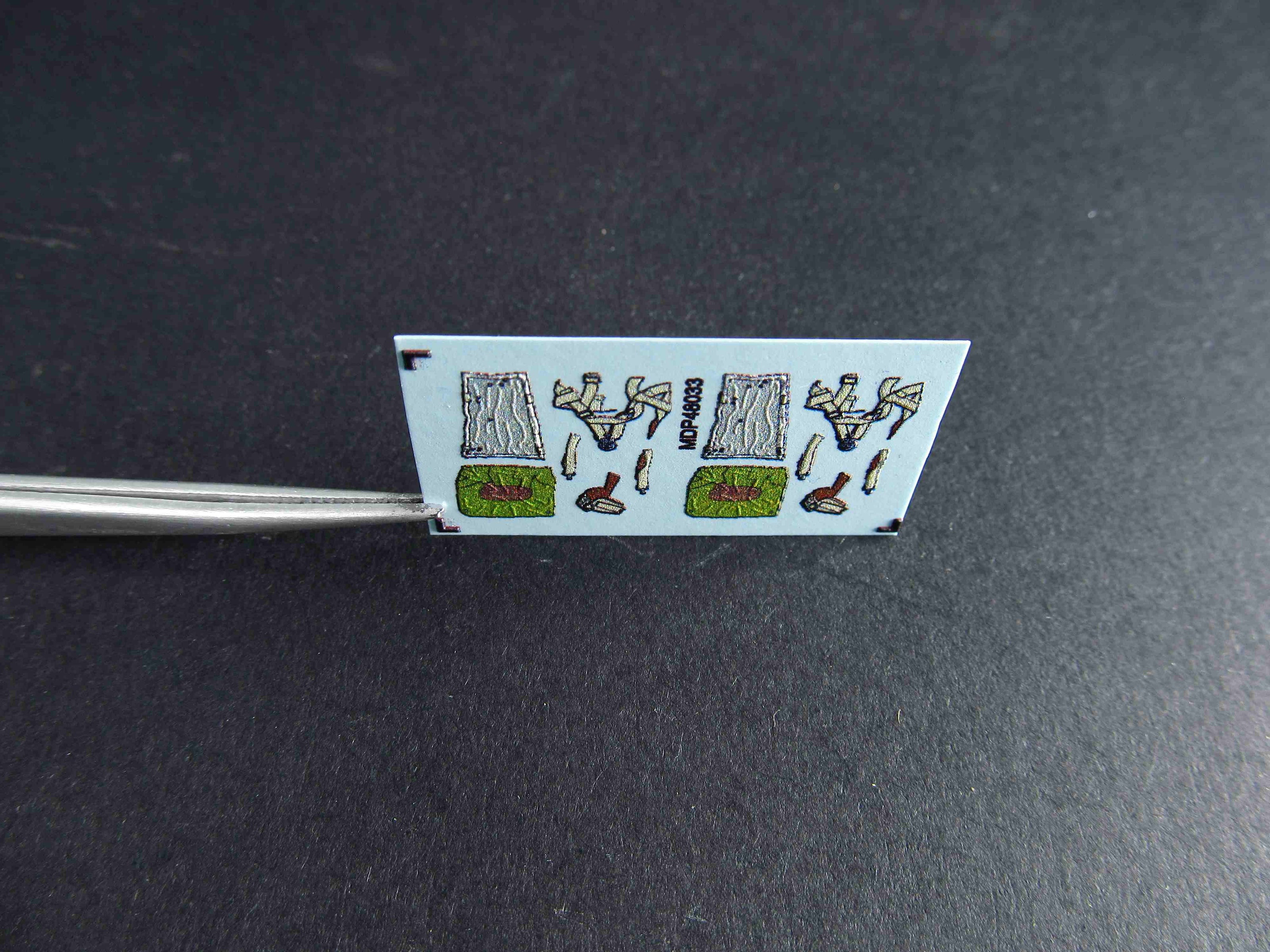 Luftwaffe WWII Aircrew Parachutes Scale 1:48 Metallic Details MDP48033