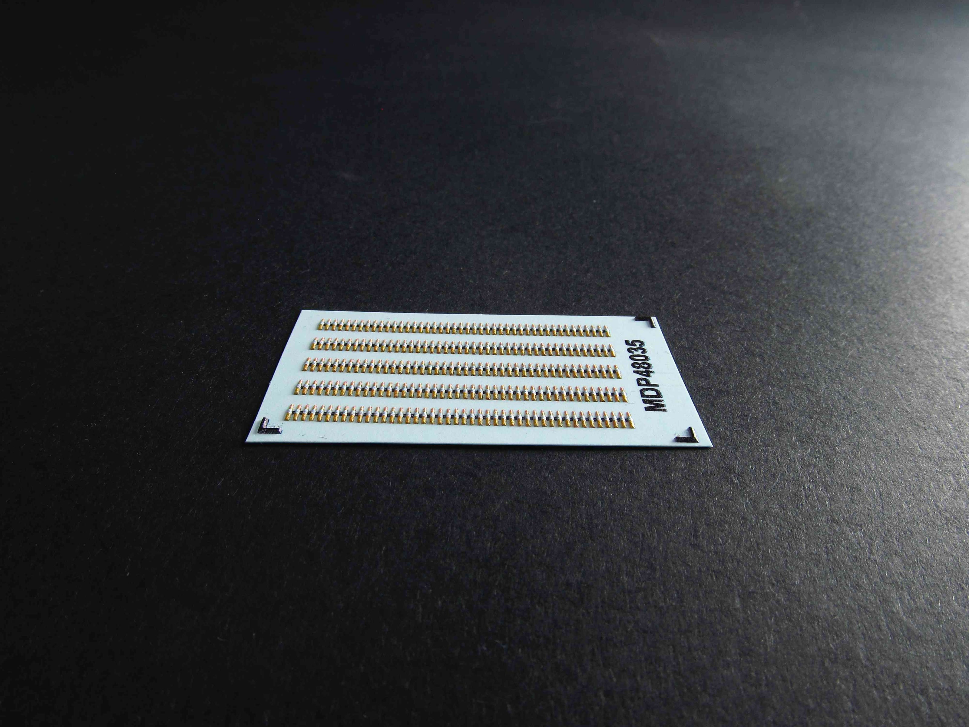 M2 Browning .50 Caliber Machine Gun ammo belts Scale 1:48 Metallic Details MDP48035