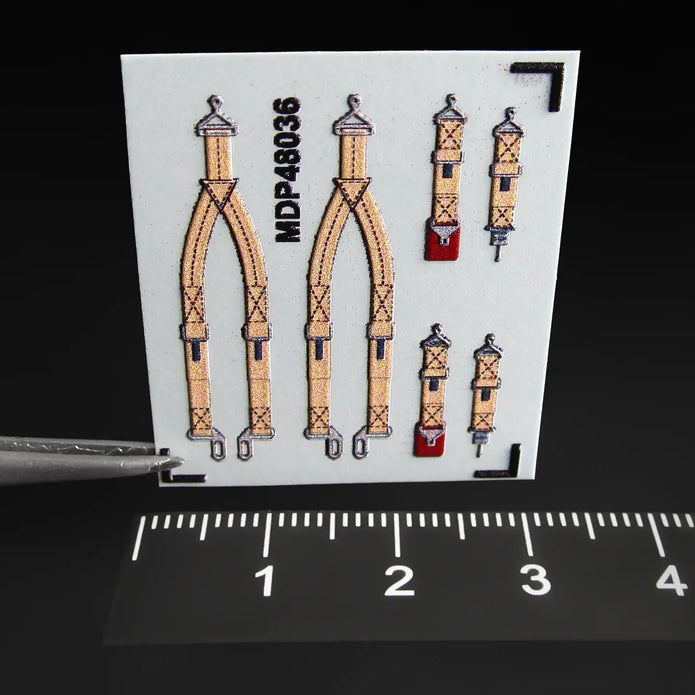 P-47, P-51 seat belts Scale 1:48 Metallic Details MDP48036