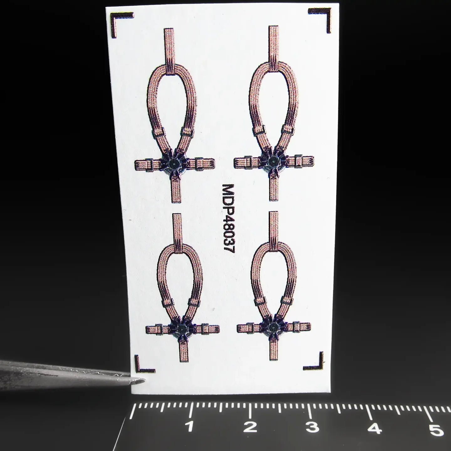 Sikorsky UH-60 seat belts for pilot seats Scale 1:48 Metallic Details MDP48037