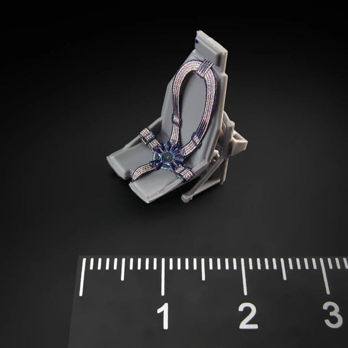 Sikorsky UH-60 seat belts for pilot seats Scale 1:48 Metallic Details MDP48037