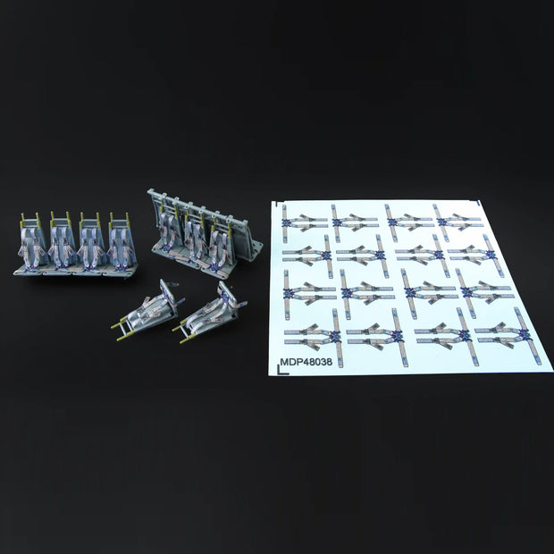 Sikorsky UH-60 seat belts for cabin seats Scale 1:48 Metallic Details MDP48038