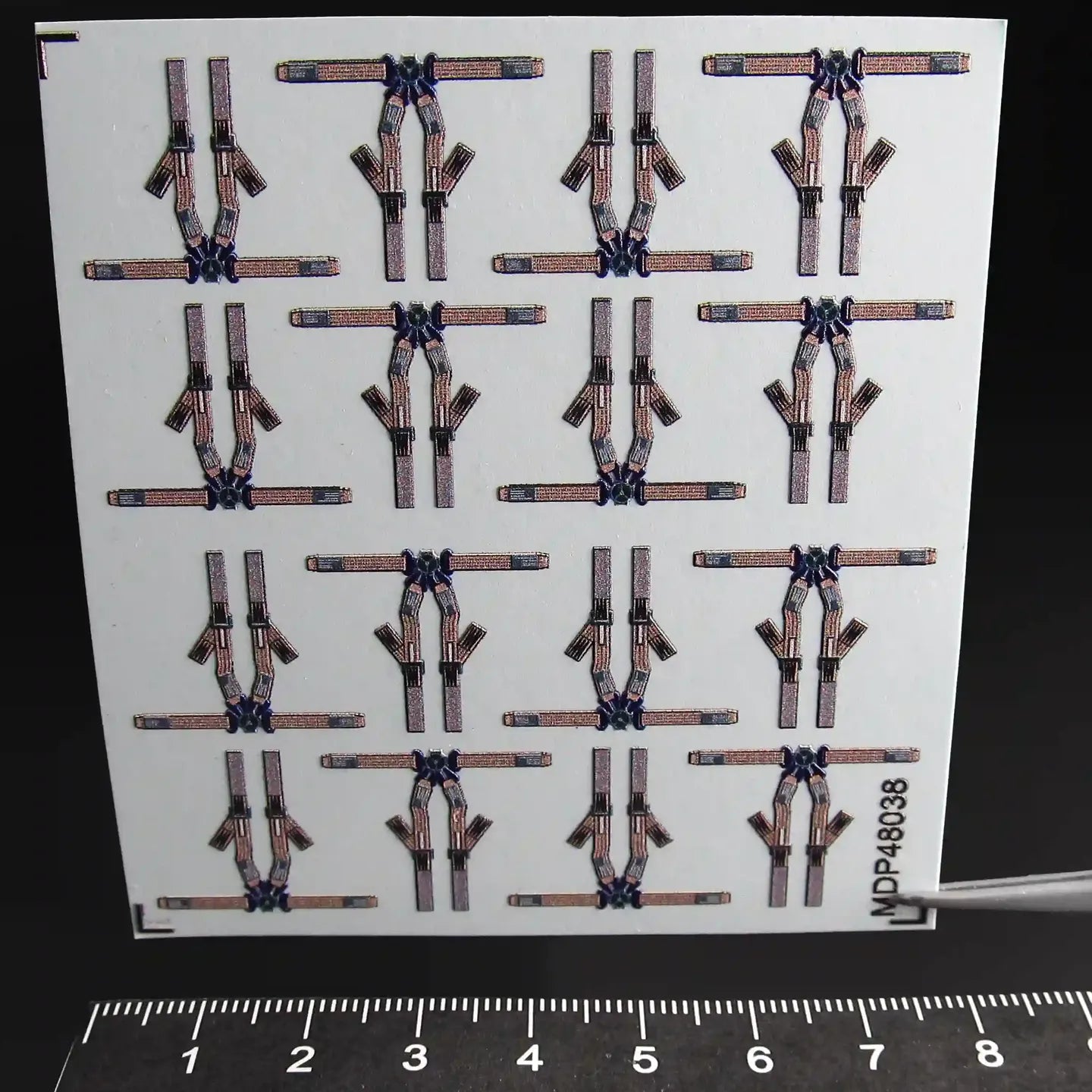 Sikorsky UH-60 seat belts for cabin seats Scale 1:48 Metallic Details MDP48038