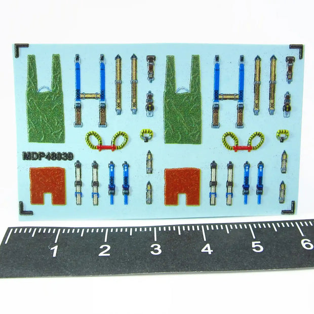 Martin-Baker Mk.4 seat belts Scale 1:48 Metallic Details MDP48039