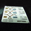 Mi-24, Seat Belts (3D Decals) Scale 1:72 Metallic Details MDP72005 - For Helicopter Models Kits
