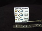 Mi-24, Seat Belts (3D Decals) Scale 1:72 Metallic Details MDP72005 - For Helicopter Models Kits